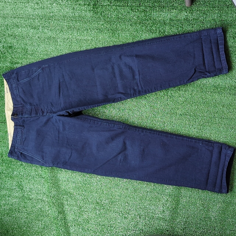 Wallace & Barnes denim chinos